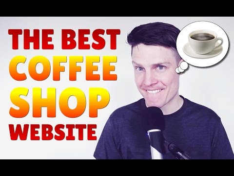 The best coffee shop website I've ever seen!