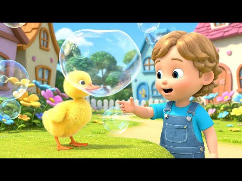 Ops! O Patinho Derramou o Sabonete de Bolhas | Canção Divertida para Bebês | Rimas Infantis