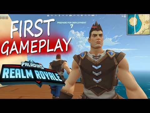 PALADINS REALM ROYALE (FIRST GAMEPLAY) New BattleGrounds
