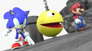 Pacman Mario and Sonic crazy adventure 02