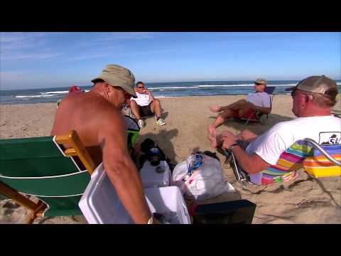 On the Beach with the Hogs