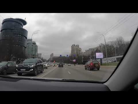 Ukraine Kyiv City Centre Drive Through| Київ Україна