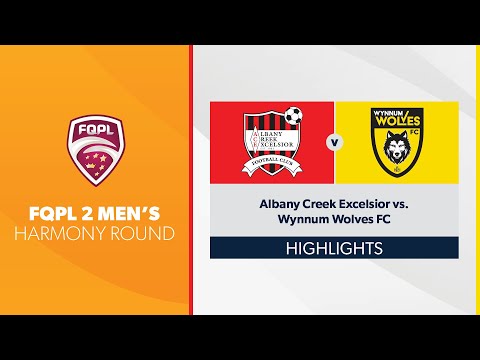 FQPL 2 Men's R1 - Albany Creek Excelsior vs. Wynnum Wolves FC Highlights