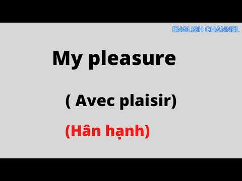 Comment dire DE RIEN en anglais - how to say you are welcome
