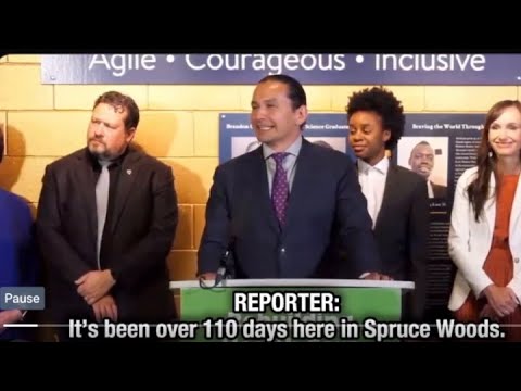 Wab Kinew shows arrogant, dismissive side in tense exchange with reporter