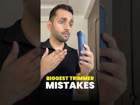 STOP THESE TRIMMER MISTAKES ❌ #shorts #mensfashion #mensgroomingtips
