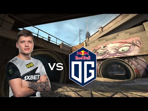 NAVI s1mple's POV vs OG T-side Overpass EPL Season 12 EU