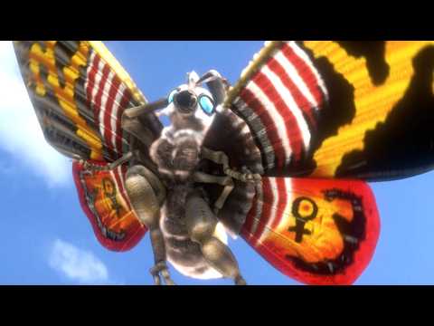 Mothra Takes on Gigan -- Godzilla Fan Animation Thing Part 4