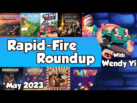 Rapid Fire Roundup May 2023 - with Wendy