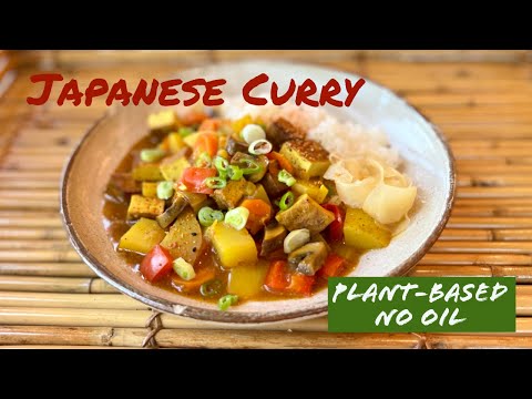 Plant-Based Japanese Curry |whole food plant based | oil free cooking