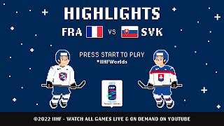 Highlights | France vs. Slovakia | 2022 #IIHFWorlds