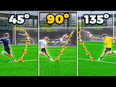 DESAFIO DOS ÂNGULOS!! (EMOCIONANTE ATÉ O FINAL) *TEVE MUITO GOLAÇO* 😱