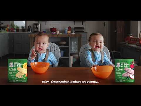 GERBER Organic for Baby: Teethers (15s)