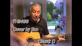 Things - Bobby Darin - acoustic cover - easy chords guitar lesson with on-screen chords & lyrics