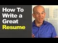 How to Write a Great Resume in 60 Minutes (Includes sample templates)