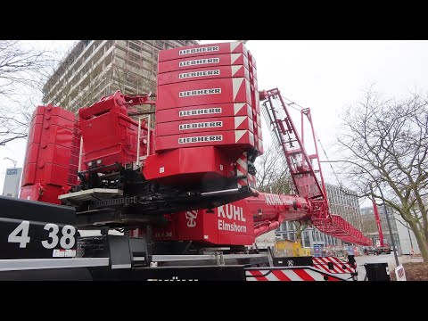 Soeren66 - LIEBHERR LTM 1450-8.1 und TADANO ATF 70G-4 bei der Demontage eines WOLFF WK 6031, Teil 3