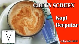 Download lagu Green Screen Vimage Segelas Kopi Aduk Yang Berputar mp3