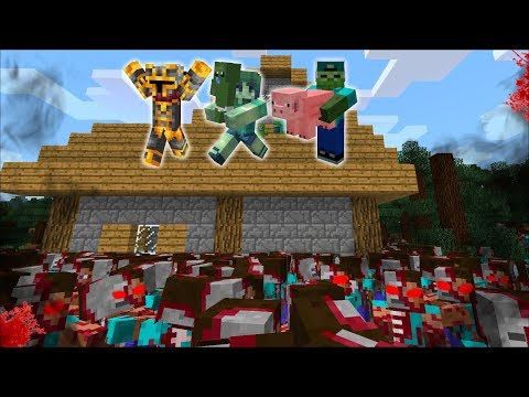 MC Naveed - Minecraft - MC NAVEED AND ZOMBIE FAMILY SURVIVE ZOMBIE APOCALYPSE IN MINECRAFT! BUILD A ZOMBIE HOUSE! Minecraft