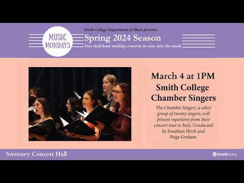 MUSIC MONDAY 5: Chamber Singers