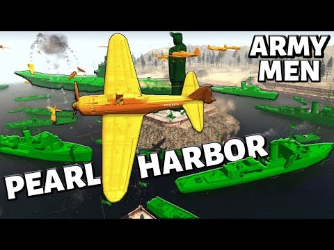 PLASTIC PEARL HARBOR ? Army Men & Aircraft Carriers ! A.M.O.W