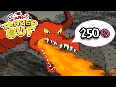 The Simpsons: Tapped Out - Dragon of Springfieldia - 250 Donuts (Limited Time)
