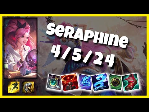 Seraphine vs Senna KOREAN Challenger SUPPORT (4/5/24) - v11.4