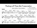 Cedar Walton "Fantasy in D" Piano Solo Transcription
