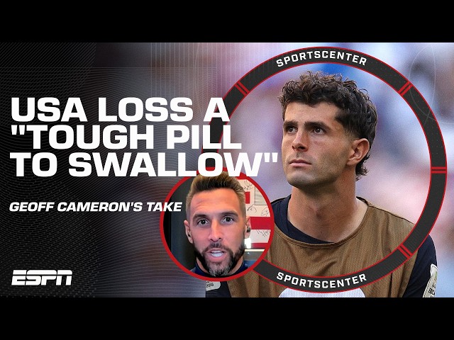 WHAT DIDN'T GO WRONG ⁉️ Geoff Cameron calls the USMNT loss a 'TOUGH PILL TO SWALLOW!' | SportsCenter