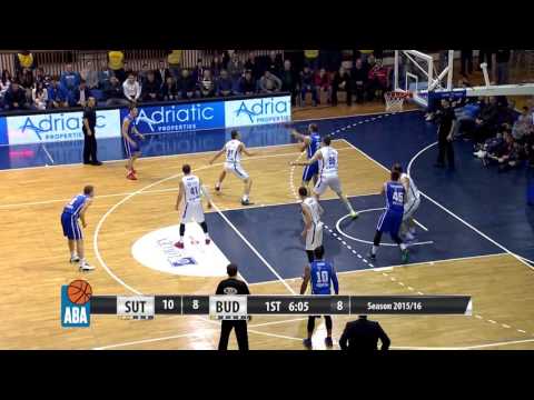 ABA Liga 2015/16, Round 25 match: Sutjeska - Budućnost VOLI (28.2.2016)