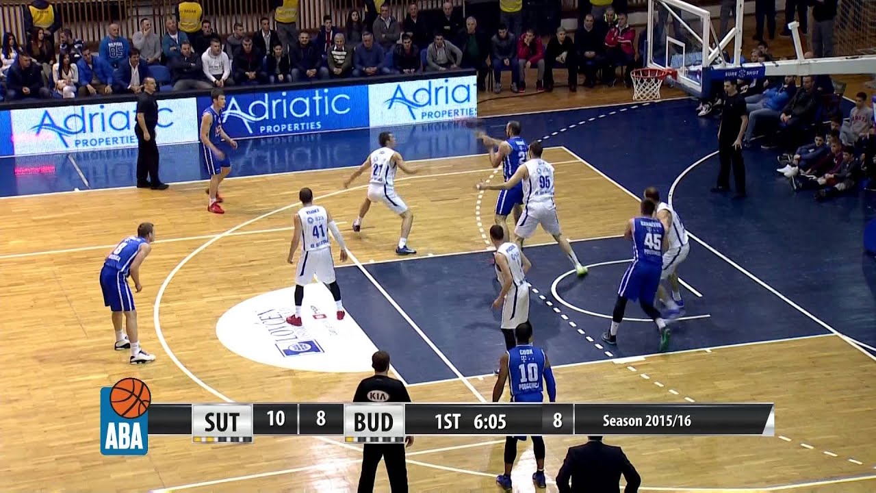 ABA Liga 2015/16, Round 25 match: Sutjeska - Budućnost VOLI (28.2.2016)