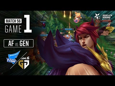 AF vs GEN | Match56 Game1 H/L | 2020 LCK Spring