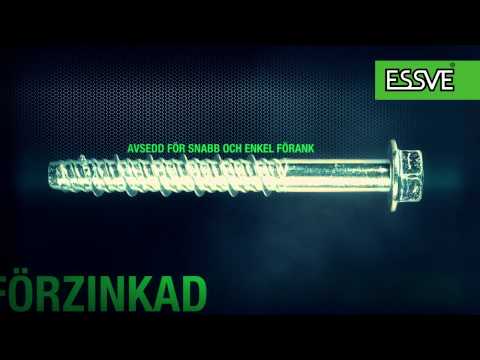 ESSVE Betongskruv - Instruktionsfilm