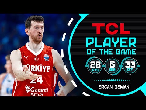 X-factor! Ercan Osmani (28 PTS, 6 3PM) makes it rain as TUR 🇹🇷 oust GRE in #EuroBasket 2025 Semis