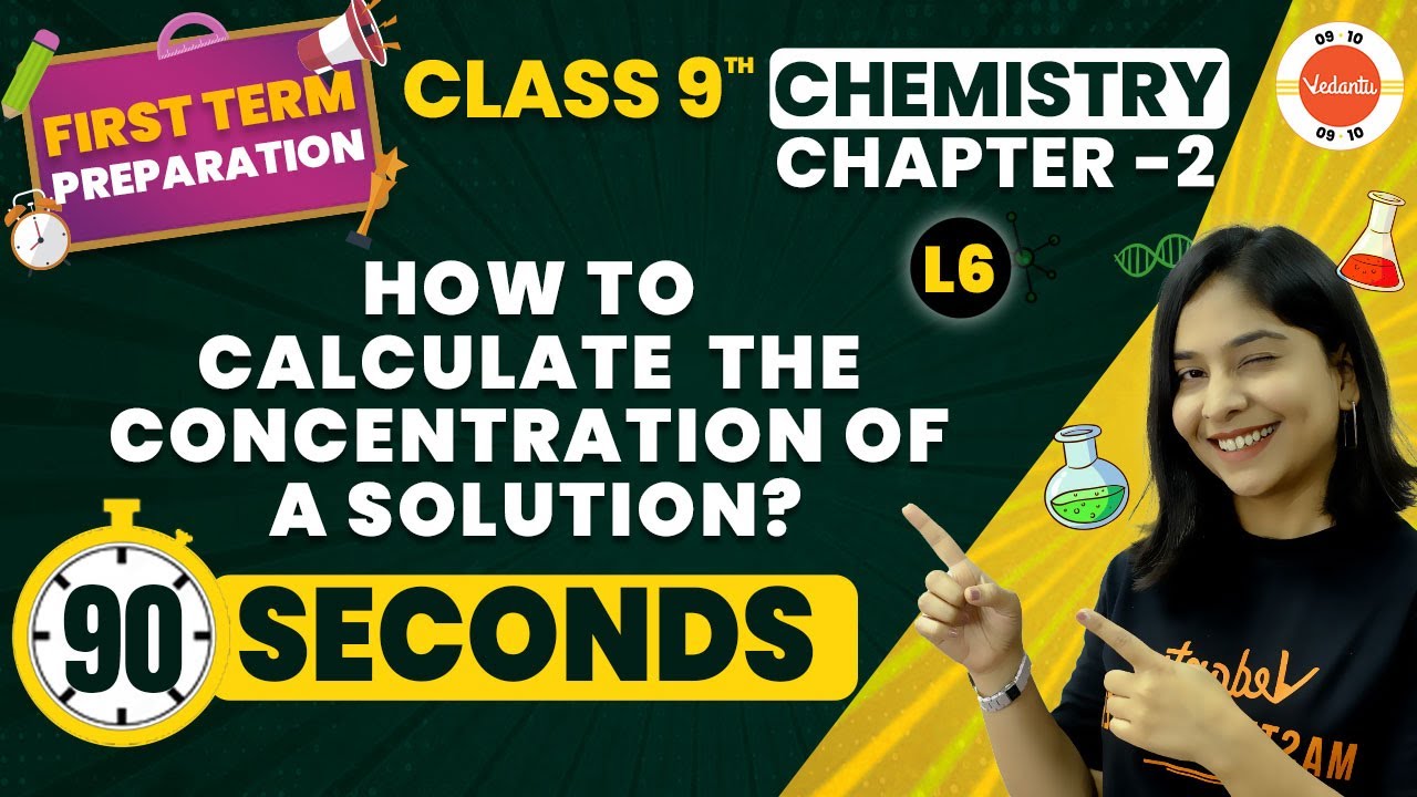 How to Calculate Concentration of a Solution | Is Matter Around Us Pure| CBSE Class 9 Chemistry Ch-2