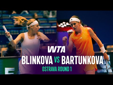 Nikola Bartunkova vs. Anna Blinkova | 2026 Ostrava Round 1 | WTA Match Highlights