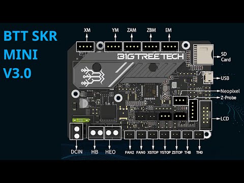 BigTreeTech SKR mini V3.0 installation on Ender 3