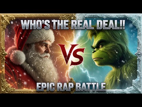 Santa Claus vs Grinch | Rap Battle — Who’s the REAL Deal?