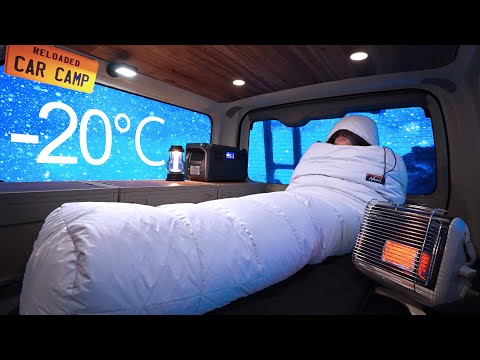 The Coldest Snow Car Camping Ever.