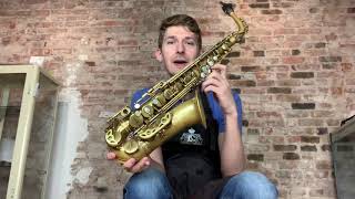 Video thumbnail for Incredible Sounding Selmer Super Balanced Action Alto Saxophone 51xxxx Fully Overhauled Sax! by JL Woodwinds