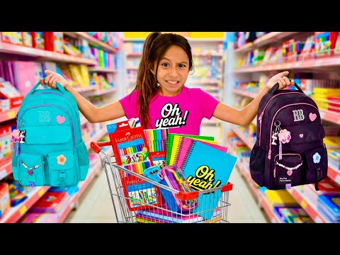 COMPRANDO MATERIAL ESCOLAR NO BRASIL… QUASE SURTEI! 🇧🇷😳🎒