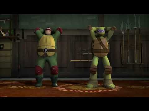 TMNT 2012 - Donnie trains Pulverizer