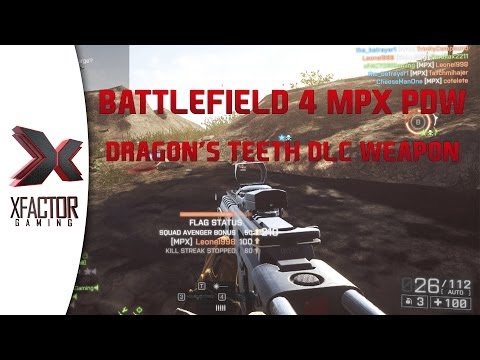 Battlefield 4 MPX PDW - Dragon's Teeth DLC weapon