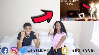 GOING ON A DATE WITH SOMEONE ELSE PRANK ON TRAY REACTION FT TRAY BILLS
