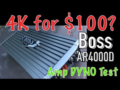 Who's the Boss? AR4000D 4k MAX Amp Dyno Test