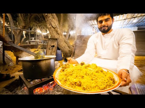 DUBAI FOOD - Emirati Machboos in UAE Desert + Home-Cooked ARABIC FOOD in United Arab Emirates!!