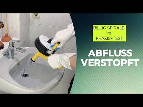 DrainSOS! Blocked drain? This is how the inexpensive drain cleaning spiral Meisterfaktur 2.0 helps.