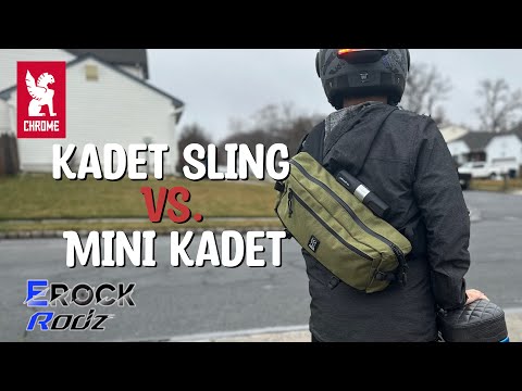 Chrome Industries Kadet vs. Mini Kadet Comparison | My New EDC 2023 eBike Riding Bags