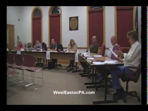 West Easton Council Meeting 10/13/14
