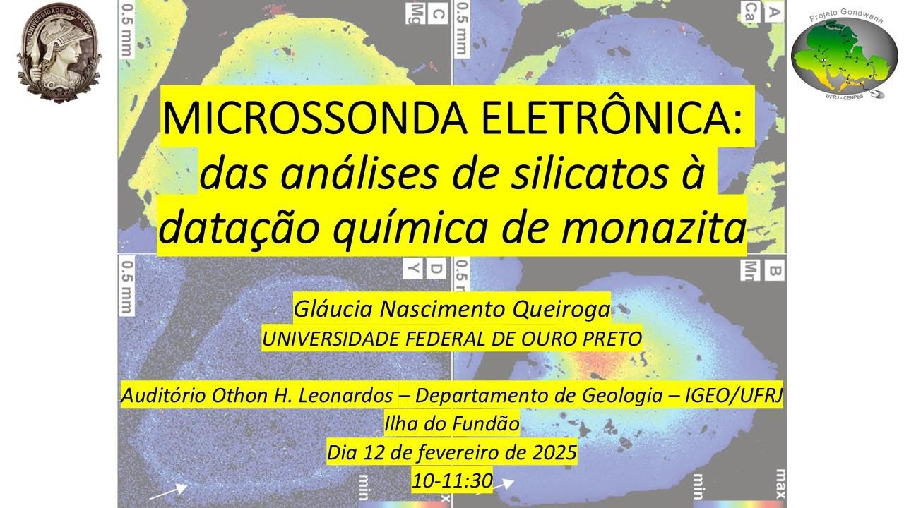 MICROSSONDA ELETRÔNICA: das análises de silicatos à datação química de monazita