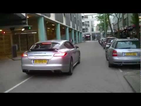(HD) Porsche Panamera (GT) S BURNOUTS!! Revs & Accelerations!! Brutal Sound!